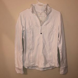 Lululemon Athletica White Workout Jacket